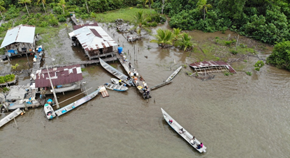 Projekt Inno-Piangua - Fischereiboote in Iscuandé, Kolumbien, Bild: Lukas Timcke, Torqeedo